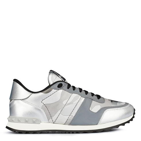VALENTINO GARAVANI - Rockstud Camouflage Trainers