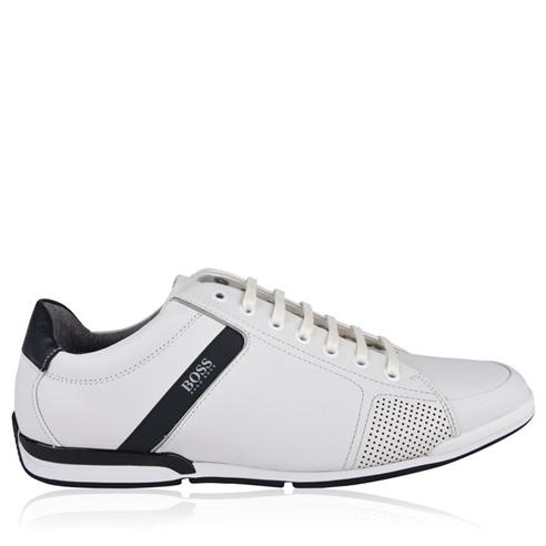 BOSS - Saturn Leather Low Top Trainers