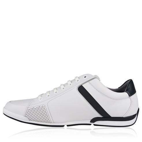 BOSS - Saturn Leather Low Top Trainers