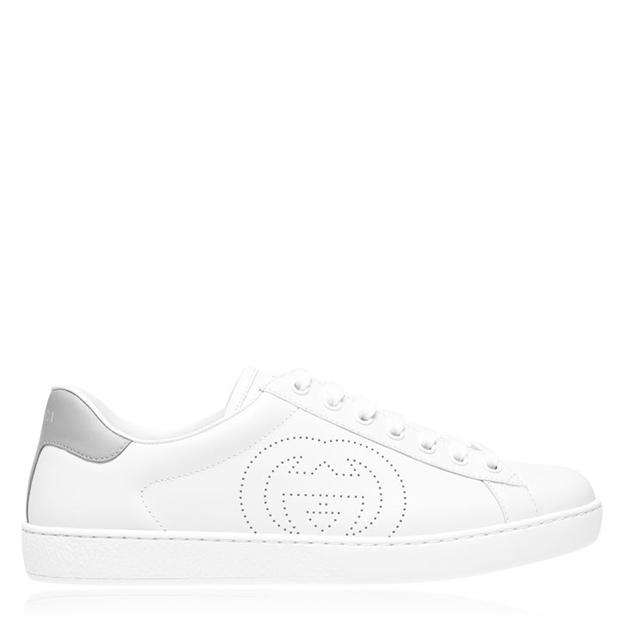 gucci white trainers mens