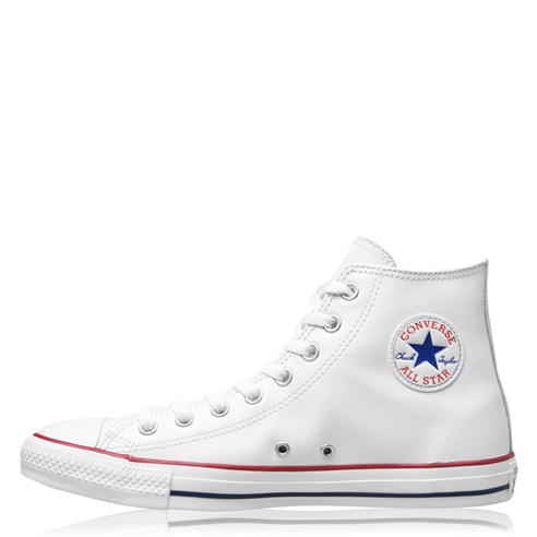 Converse - All Star Leather Hi Top Trainers