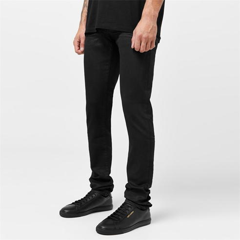 SAINT LAURENT - Andy Leather Trainers