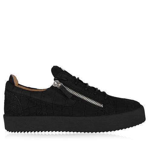 GIUSEPPE ZANOTTI - Matte Crocodile Effect May Trainers