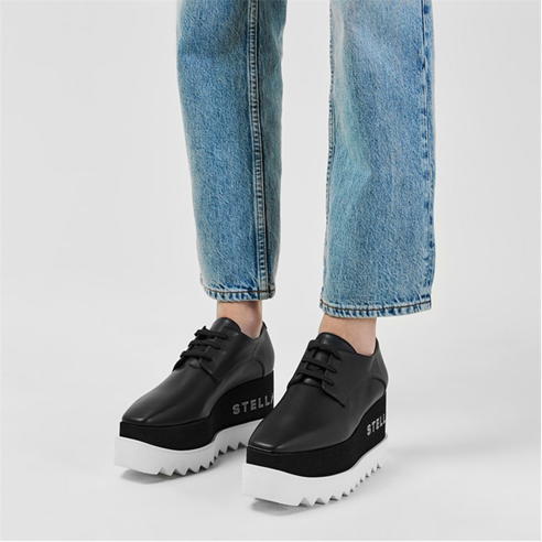 STELLA MCCARTNEY - Elyse Derby Platform Shoes