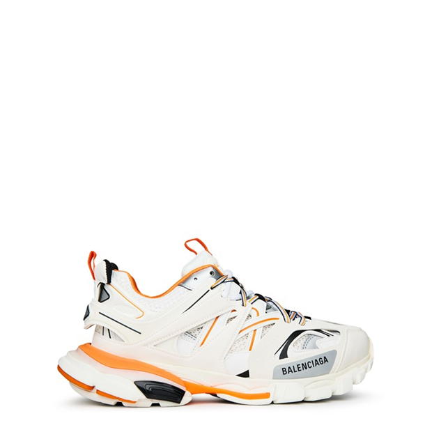 balenciaga track trainer white orange