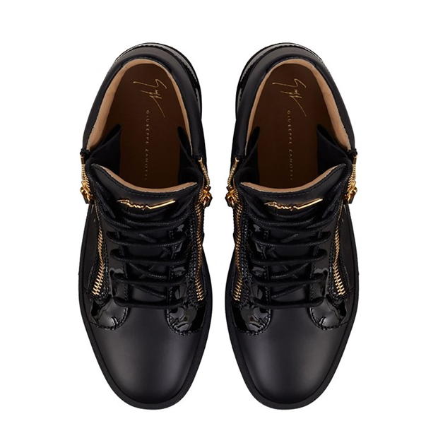 giuseppe zanotti patent trainers