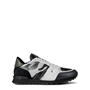 Grey/Silver - VALENTINO GARAVANI - Rockstud Camouflage Trainers