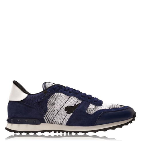 VALENTINO GARAVANI - Mesh Camouflage Rockrunner Trainers
