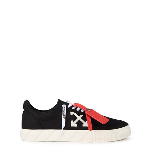 OFF WHITE - Low Vulcanised Canvas Trainers