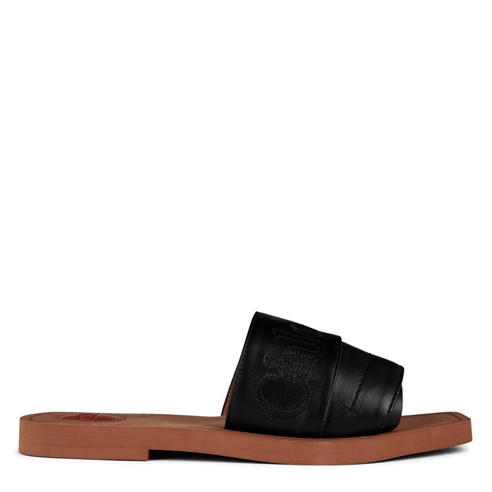 CHLOE - Leather Woody Sandal