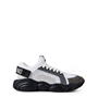 White/Grey - MOSCHINO - Mesh Teddy Low Top Trainers
