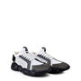 White/Grey - MOSCHINO - Mesh Teddy Low Top Trainers