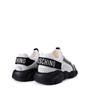 White/Grey - MOSCHINO - Mesh Teddy Low Top Trainers