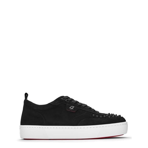 CHRISTIAN LOUBOUTIN - Happyrui Spiked Velour Sneakers
