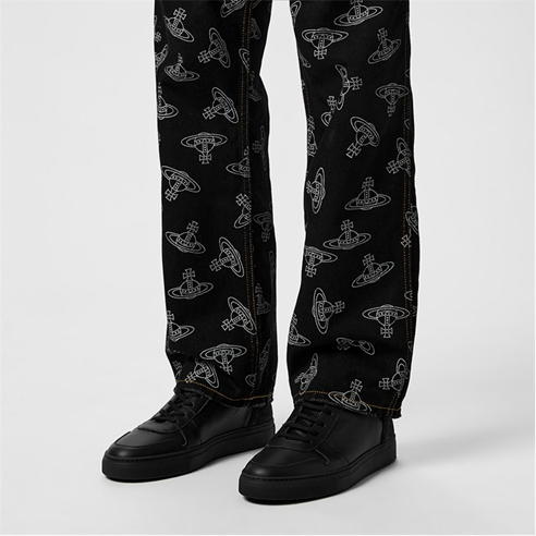 VIVIENNE WESTWOOD - Leather High Top Trainers