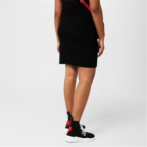 LOVE MOSCHINO - Logo Strap Hi Sock Trainers