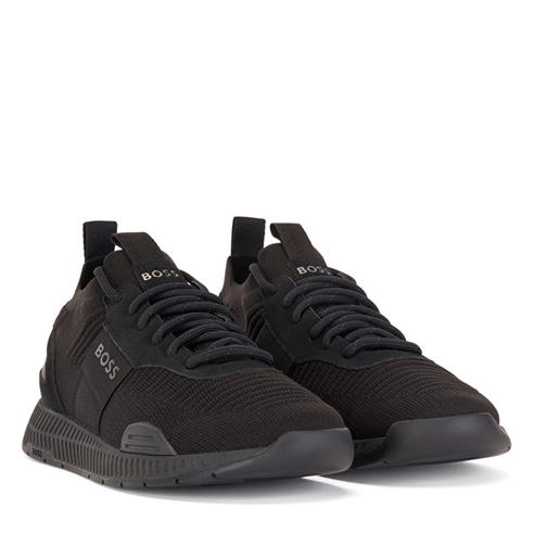 Boss - Titanium Runn Knit Trainers
