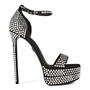 Blk/Cryst 8S488 - DOLCE AND GABBANA - Rhinestones Platform Stilettos