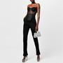 Blk/Cryst 8S488 - DOLCE AND GABBANA - Rhinestones Platform Stilettos
