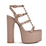 Poudre P45 - VALENTINO GARAVANI - Rockstud Caged Platform Sandals