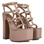 Poudre P45 - VALENTINO GARAVANI - Rockstud Caged Platform Sandals