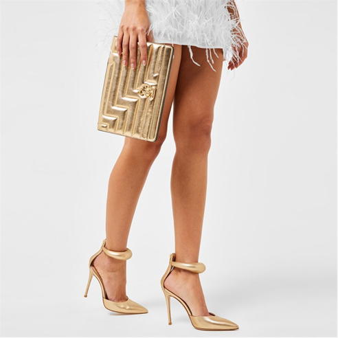 GIANVITO ROSSI - Bijoux Metallic Heeled Sandals