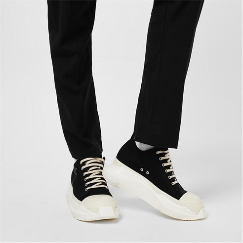 RICK OWENS DRKSHDW - Low Top Embroidered Sneakers