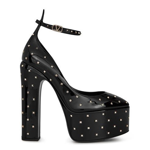 VALENTINO GARAVANI - Tan Go Micro Stud Platforms