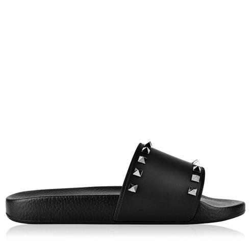 VALENTINO GARAVANI - Rockstud Pvc Sliders