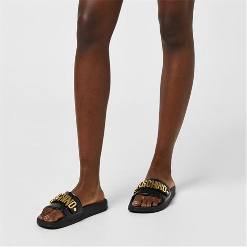 MOSCHINO - Logo Pool Sliders