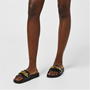 Black 000 - MOSCHINO - Logo Pool Sliders