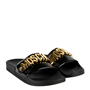 Black 000 - MOSCHINO - Logo Pool Sliders