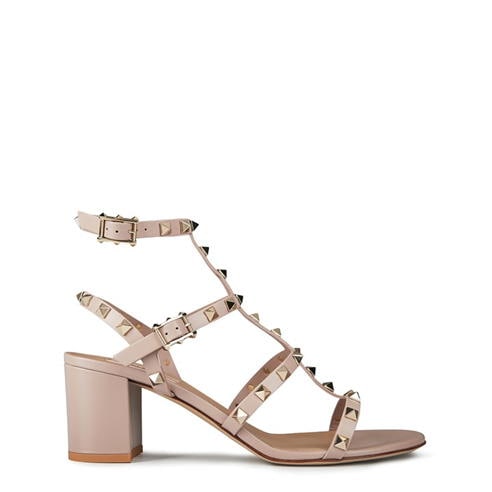 VALENTINO GARAVANI - Rockstud Block Heeled Sandals