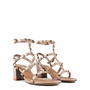 Poudre P45 - VALENTINO GARAVANI - Rockstud Block Heeled Sandals