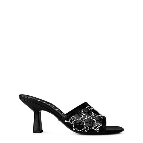 GUCCI - Gg Mid-Heel Slide Sandals
