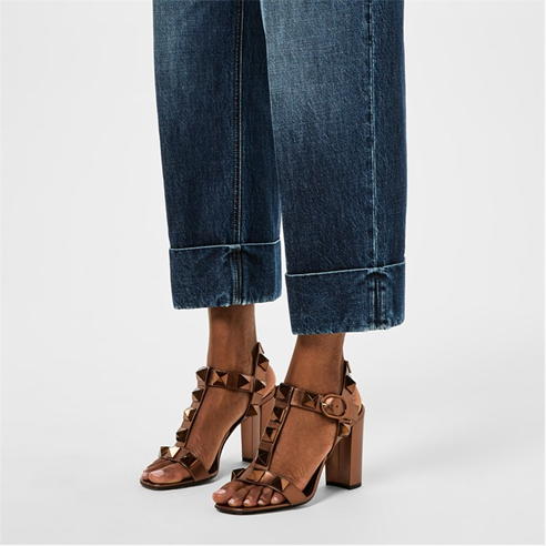 VALENTINO GARAVANI - Roman Stud Heeled Sandals