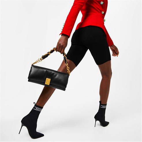 BALMAIN - Skye Knit Ankle Boots