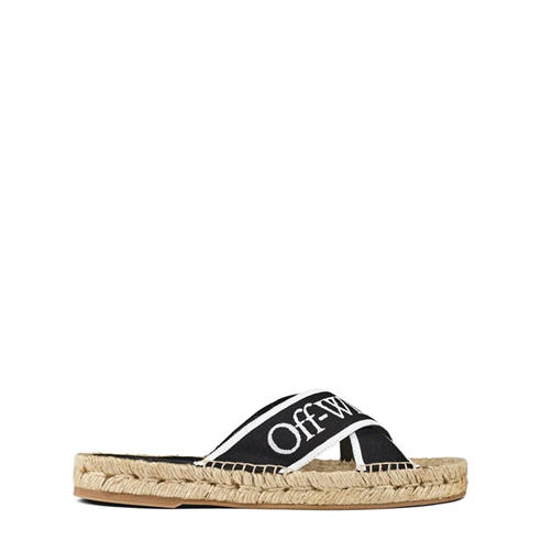 OFF WHITE - Bookish Criss Cross Espadrille
