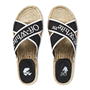 Black 1001 - OFF WHITE - Bookish Criss Cross Espadrille