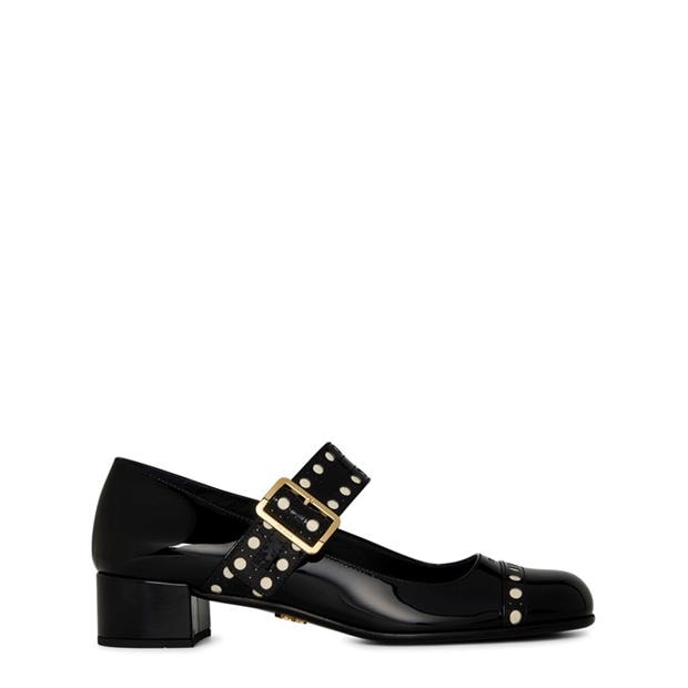 black rockstud sandals