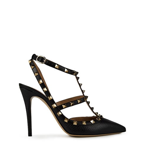 VALENTINO GARAVANI - Rockstud Ankle Strap Heels