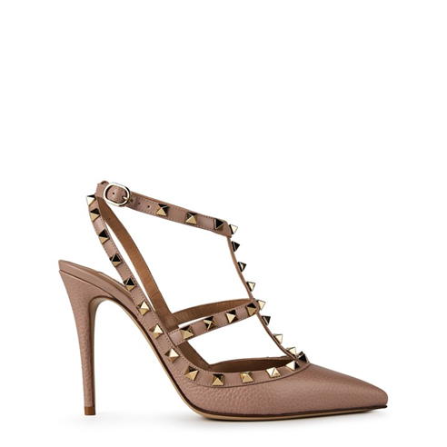 VALENTINO GARAVANI - Rockstud Ankle Strap Heels