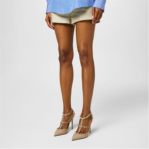 VALENTINO GARAVANI - Rockstud Ankle Strap Heels