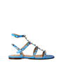 Denim 097 - VALENTINO GARAVANI - Rockstud Patent Sandals