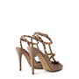 Powder  - VALENTINO GARAVANI - Rockstud 100 Ankle Strap Heels