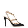 Black/Powder - VALENTINO GARAVANI - Décolleté Rockstud 100mm