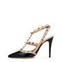 Black/Powder - VALENTINO GARAVANI - Décolleté Rockstud 100mm