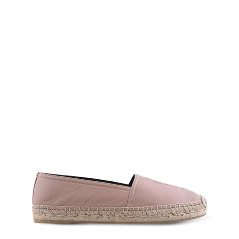 SAINT LAURENT - Leather Logo Slip Ons