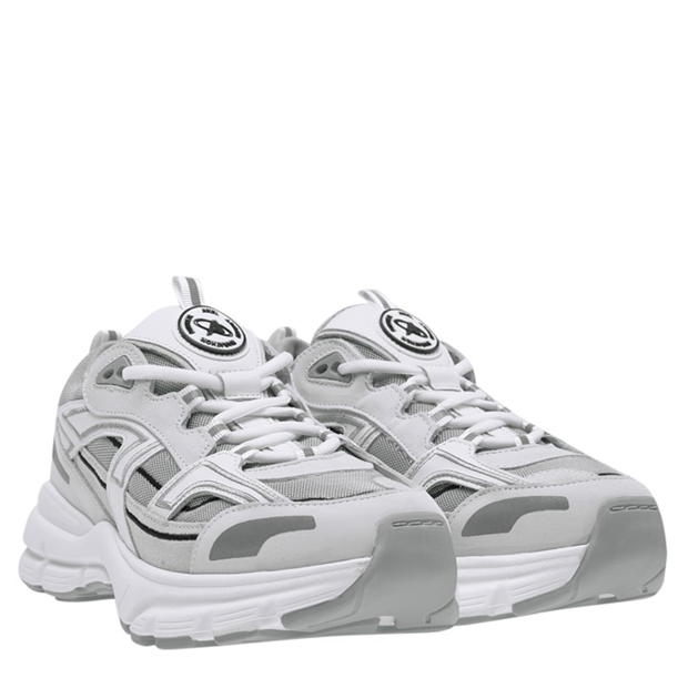 axel arigato white and grey marathon r trail sneakers