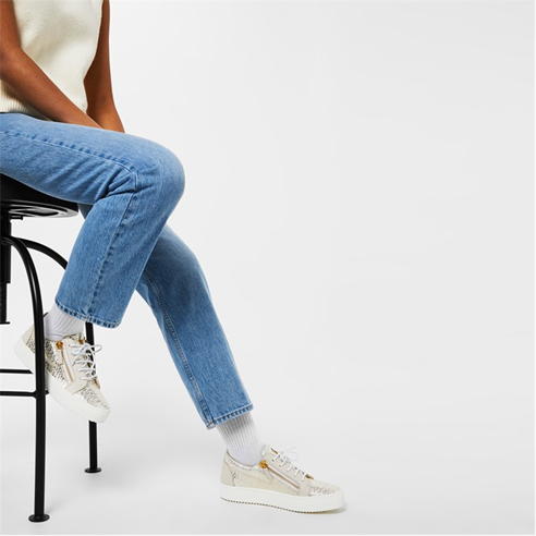GIUSEPPE ZANOTTI - Python Embossed Trainers